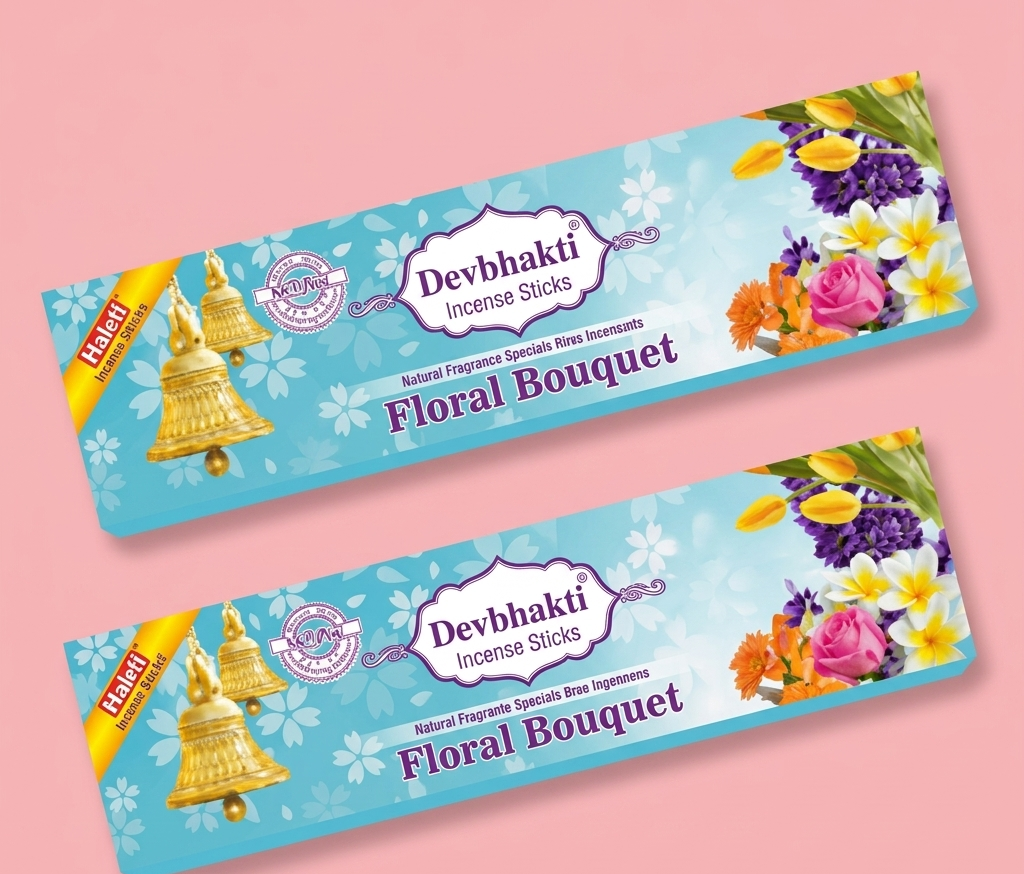 Pitambari Devbhakti Floral Boquet Agarbatti- 70Gms